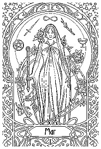 Ar-nuvo Taro. Kārtis krāsošanai (78 kārtis)