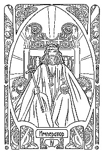 Ar-nuvo Taro. Kārtis krāsošanai (78 kārtis)