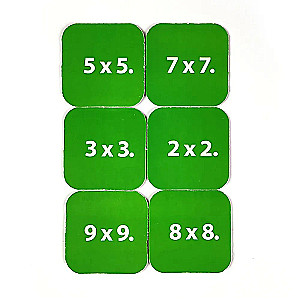 Board Game - Mathematical Lotto. Multiplication Table