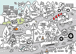 Reusable coloring book - Who is faster?