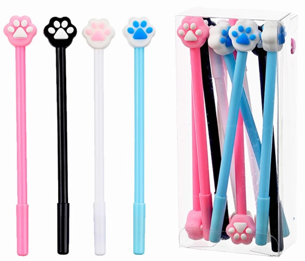 Ewiger Bleistift - Pfoten, Assortiment 4 Farben