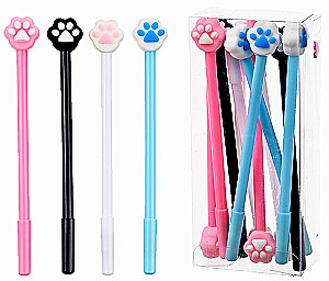 Ewiger Bleistift - Pfoten, Assortiment 4 Farben