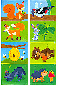 Riddles with Stickers. Let's Go to the Forest!