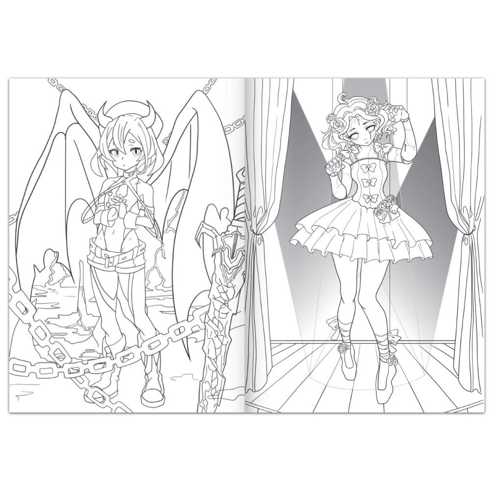 Coloring Book. Song of Fantasy. A4
