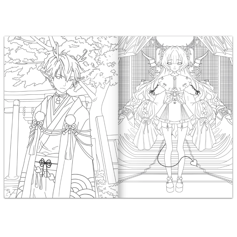 Coloring Book. Song of Fantasy. A4