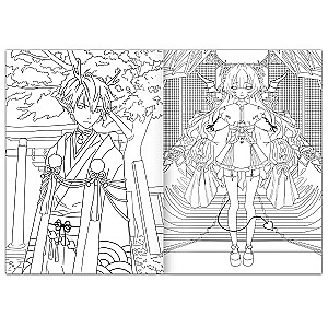 Coloring Book. Song of Fantasy. A4