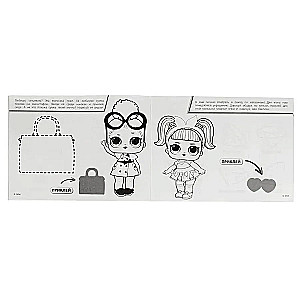 Coloring Book with Stickers for Toddlers. LOL. Let's Play Together!