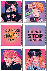Stray Kids. 3D Sticker Set