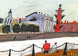 Postcard - Arrow of Vasilievsky Island
