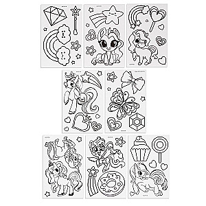 Creativity Set - Paint the Stained Glass. Pony