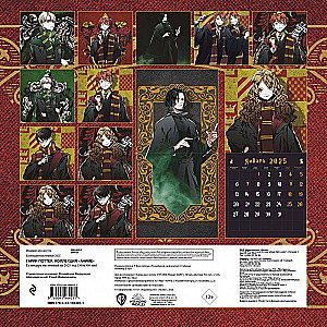 Harry Potter. Wall Calendar for 2025