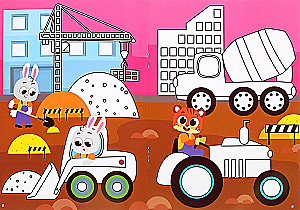 Reusable Coloring - Draw-Wipe (2 pieces). For boys