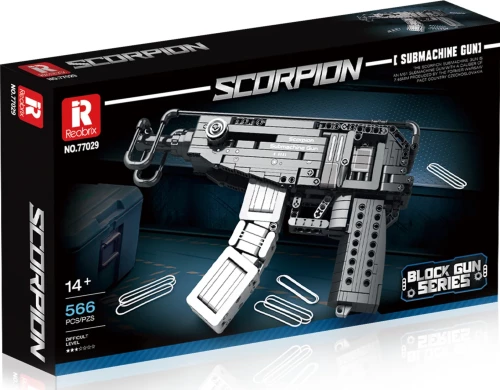 Constructor. SCORPION. Submachine Gun (566 pieces)