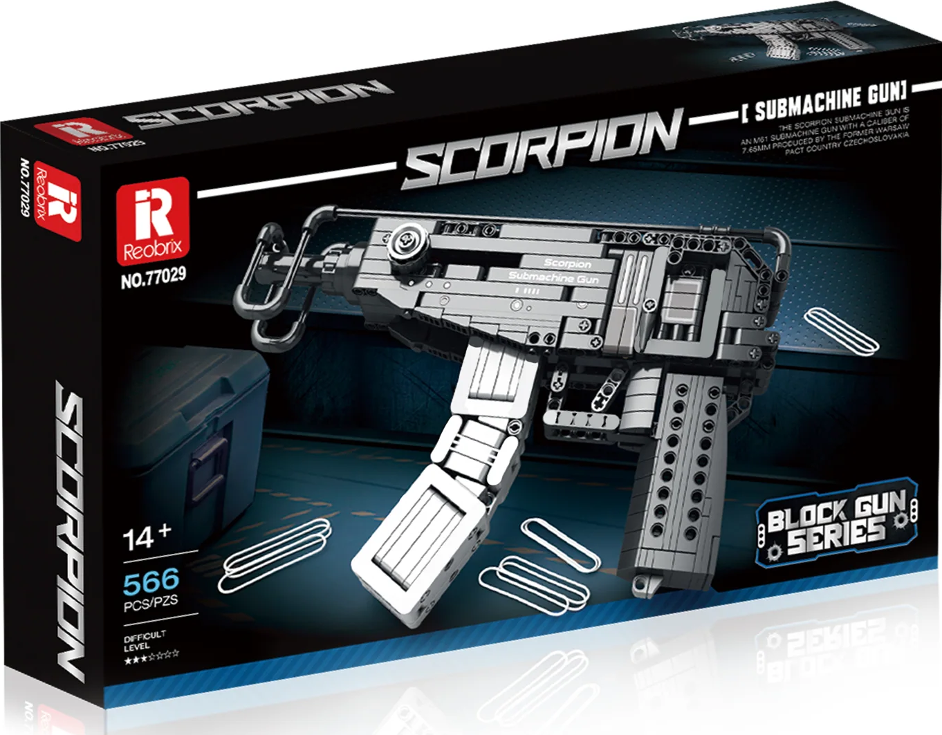 Konstruktors. SCORPION. Apakššautene (566 detaļas)