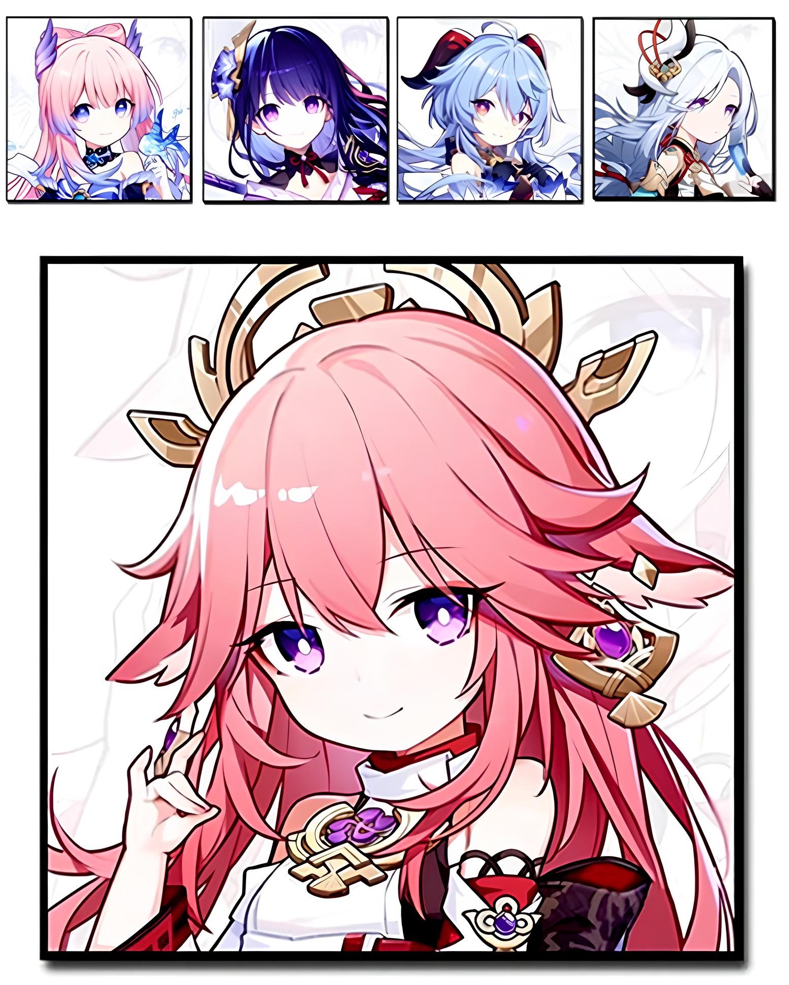 Diamantmosaik - Anime, 5 Designs