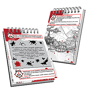 Creative notebook with tasks, stickers, and engravings - Anime