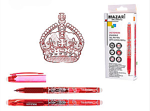 Jumbo Gel Pen with Erasable Ink Victorian, Red, 0.5 mm