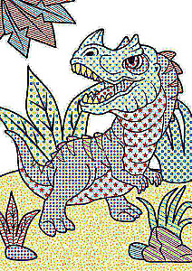 Magic Water Coloring. Dinosaurs