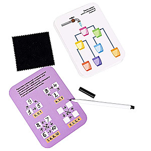 Educational mini-game with cards and a marker - Puzzles