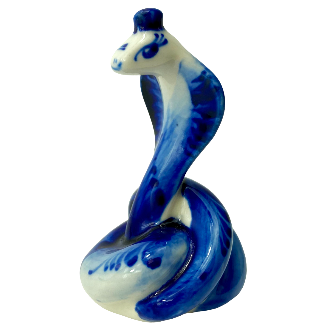 Figurka porcelanowa - Wąż - Węzeł (8,5x5,5)