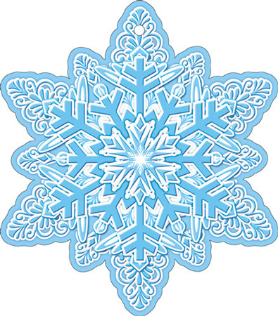 Ausstechform. Schneeflocke. Wendbar