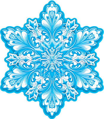 Ausstechform. Schneeflocke. Beidseitig.