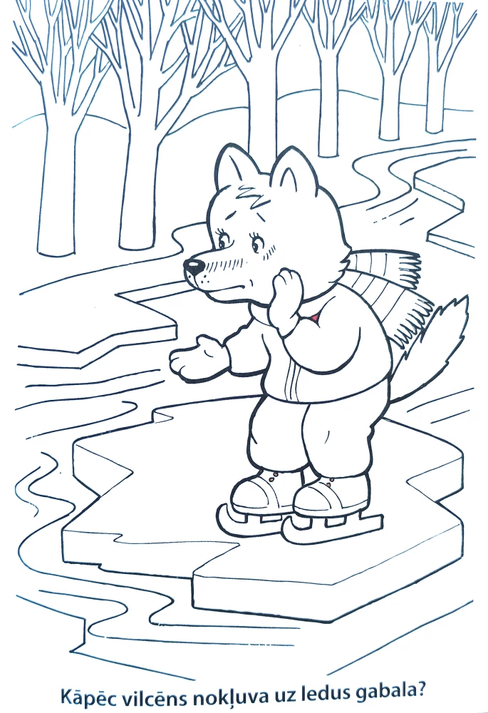 Coloring book - Safety. LV