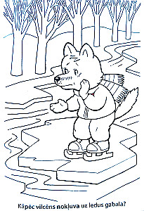 Coloring book - Safety. LV