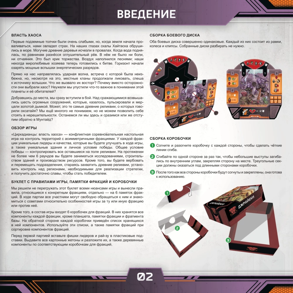 Tabletop game - Circadians: Chaos Power
