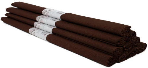 Crepe Paper - Brown, 50 x 200 cm, 1 Roll