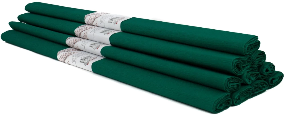 Crepe paper - green, 50 x 200 cm, 1 roll