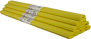 Crepe paper - light yellow, 50 x 200 cm, 1 roll