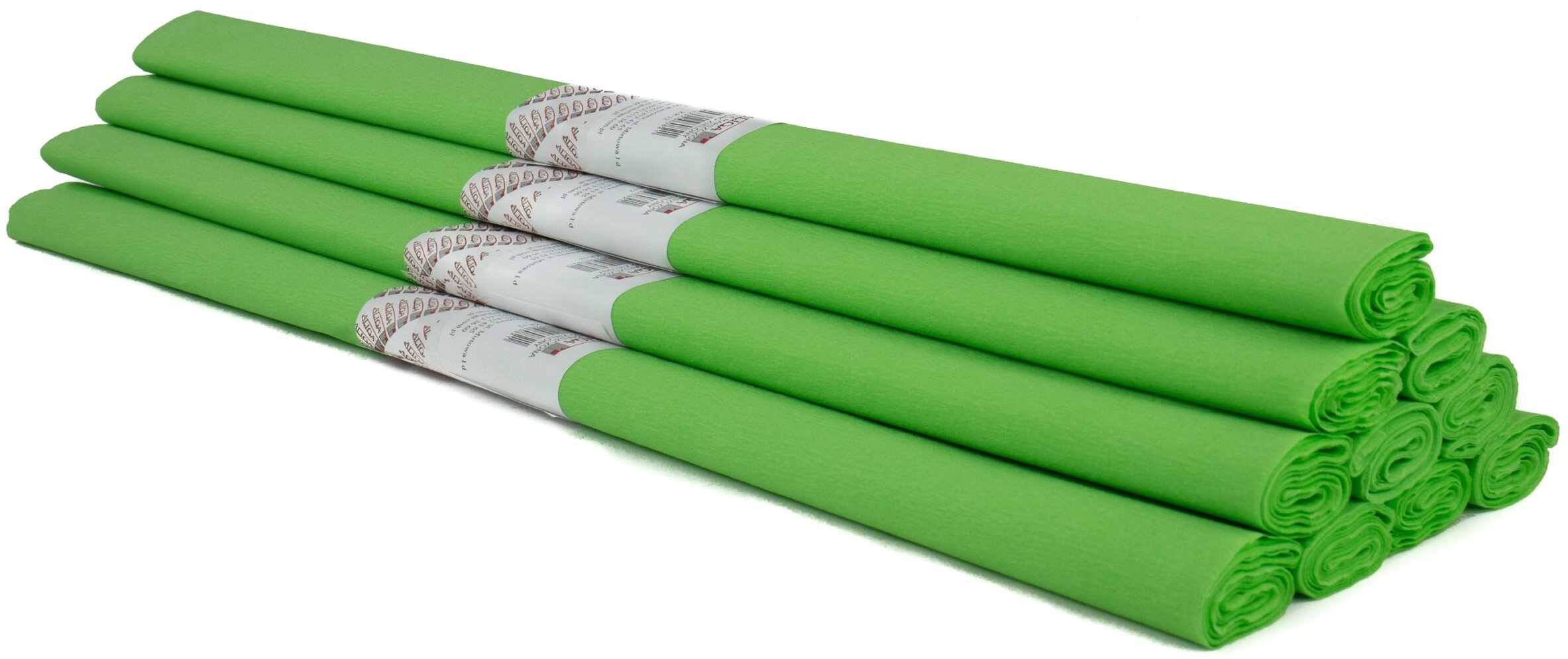 Krepa papīrs - gaiši zaļš, 50 x 200 cm, 1 ruļļi