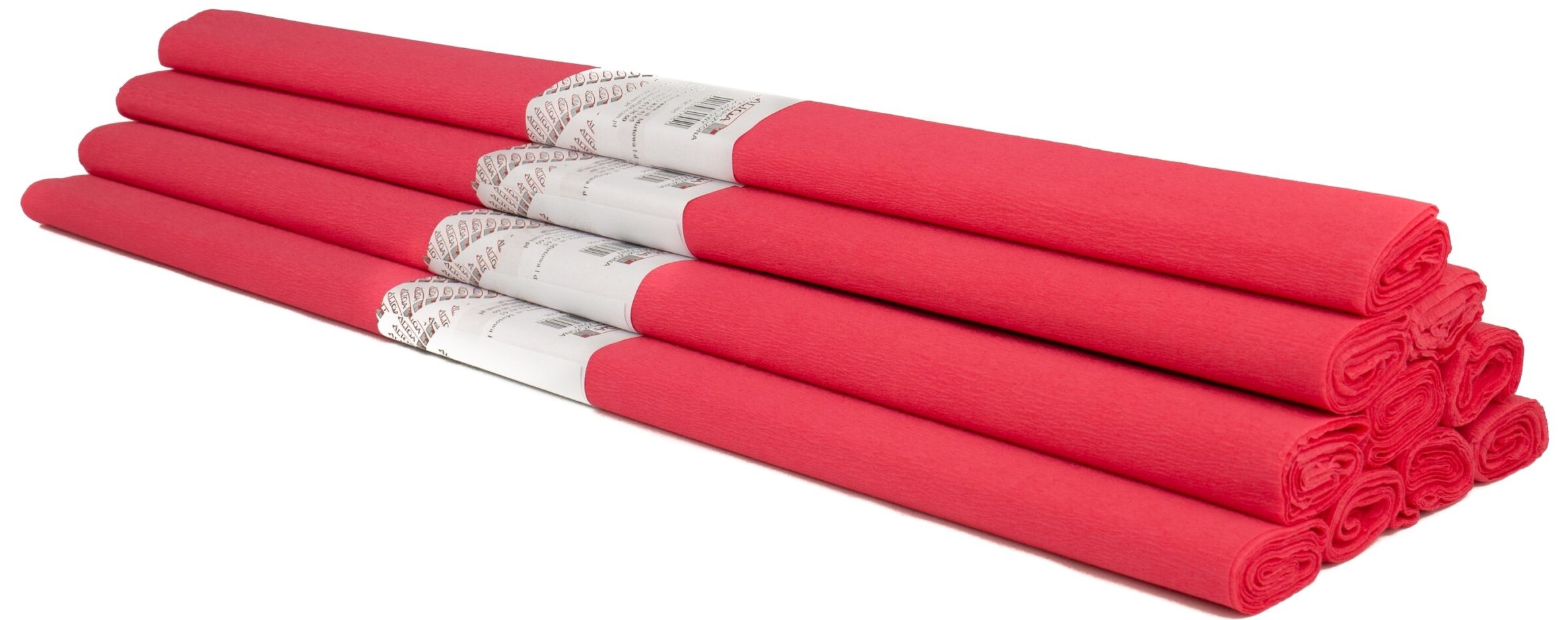 Krepa papīrs - korallkrāsas, 50 x 200 cm, 1 ruļļi