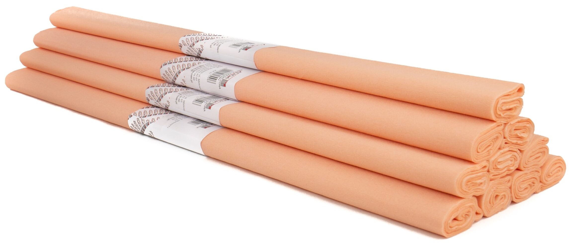 Krepa papīrs - laša krāsā, 50 x 200 cm, 1 ruļļi