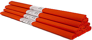 Crepe paper - orange, 50 x 200 cm, 1 roll