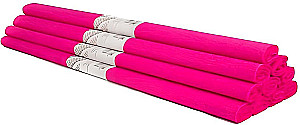 Creeped paper - dark pink, 50 x 200 cm, 1 roll
