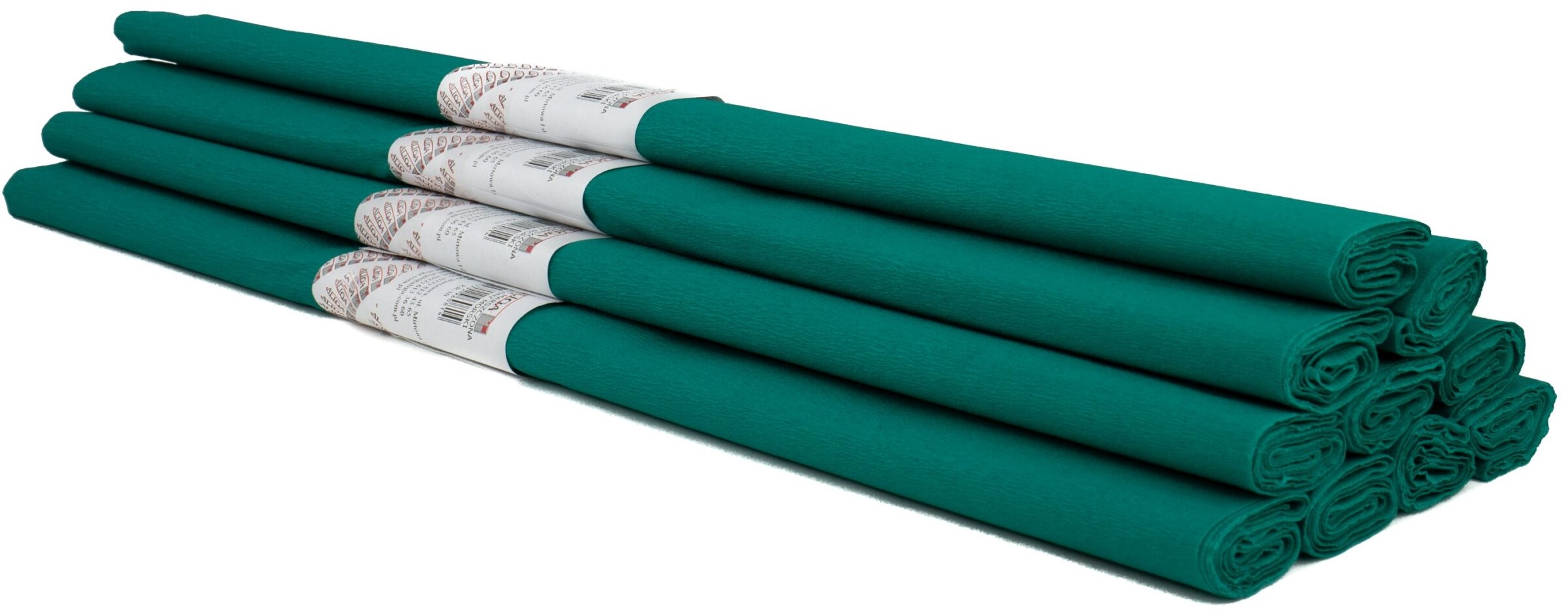 Krepa papīrs - zili zaļš, 50 x 200 cm, 1 ruļļi