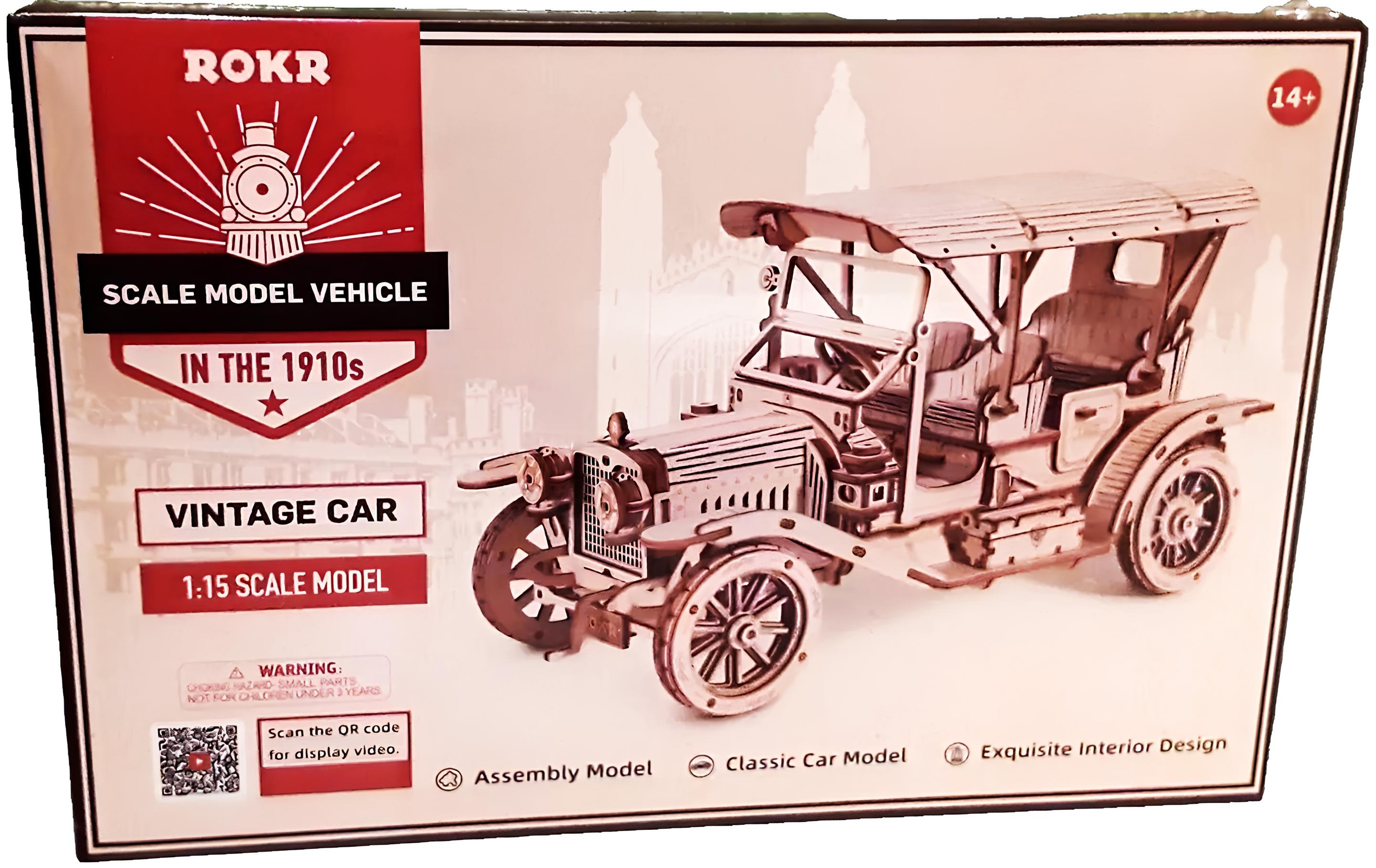 Koka 3D puzle - Vintage Auto