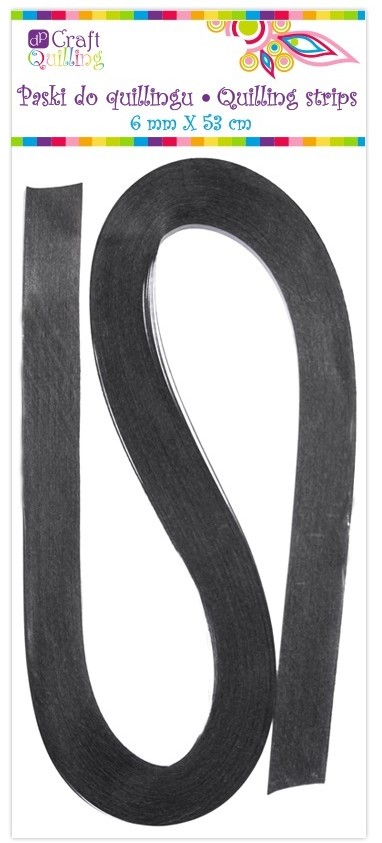 Kvilinģa lentes 6 mm - pelēkas, 100 gab.