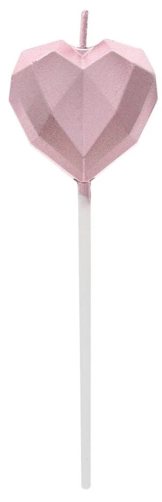 Birthday Cake Candle - Heart