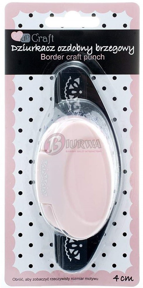 Dekoratīvais malas caurums, 4 cm