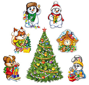 Interior Decoration Set - Waiting for the New Year