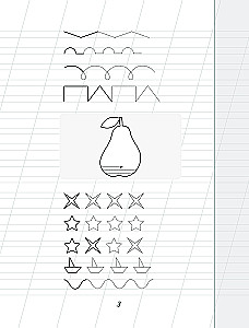 Calligraphic handwriting. Training step by step