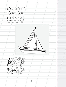 Calligraphic handwriting. Training step by step