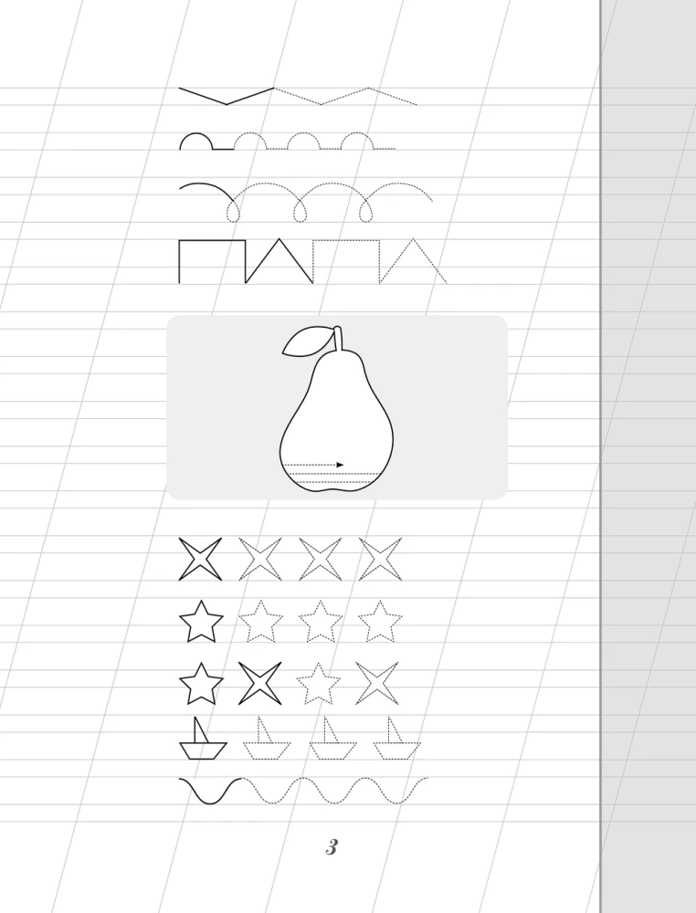 Calligraphic handwriting step by step