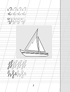 Calligraphic handwriting step by step