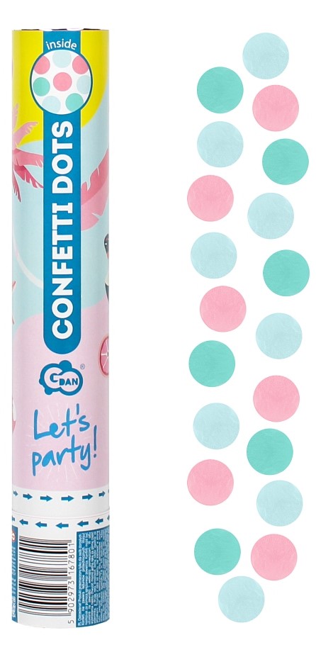 New Year party popper - Let's party, 30 cm