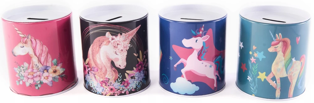 Piggy Bank - Unicorn, assorted design