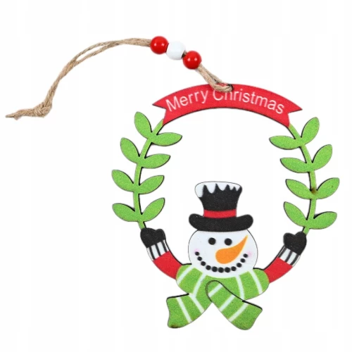 Wooden Christmas Pendant - Christmas, assorted design